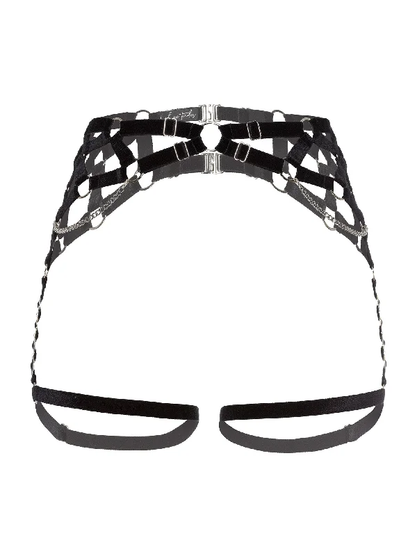 Nipple covers for comfortable and seamless fit-Garter Belt - Ryder