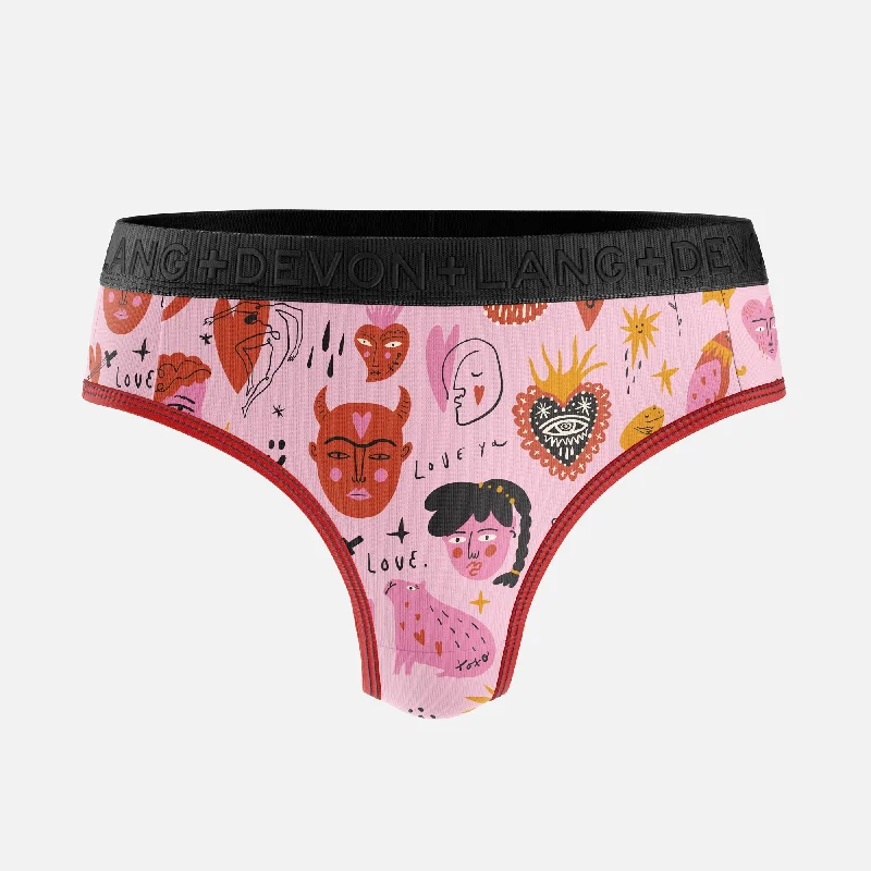 High-rise women's panties for shaping-Bria 2.0 Thong - Admirer