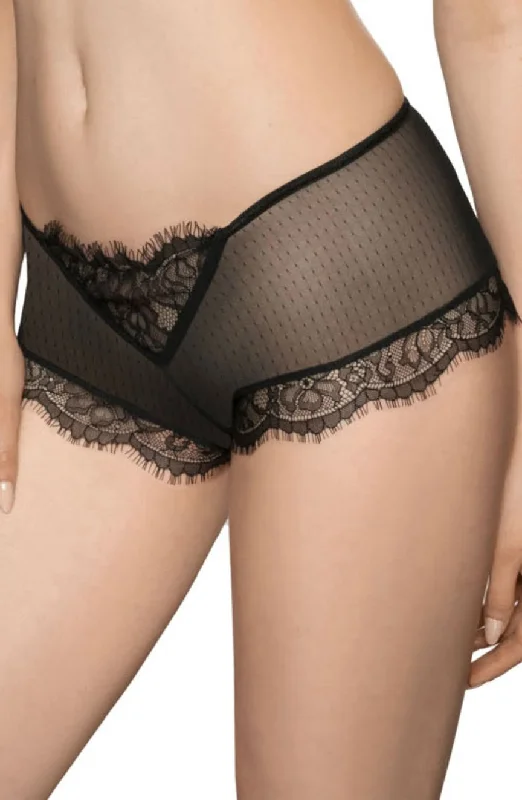 Soft lingerie sets for nightwear relaxation-Roza Idrisa Black Brief