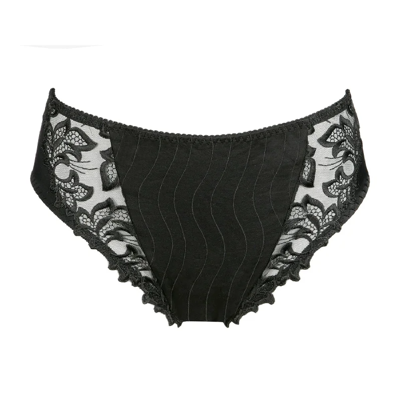 Women's panties with shaping bands for a smooth fit-Primadonna Deauville full briefs Black Women's panties with shaping bands for a smooth fit-Primadonna Deauville full briefs Black