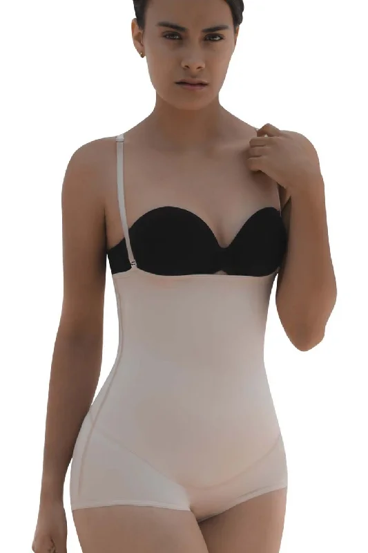 Sexy lingerie for bridal lingerie sets-Vedette 5099 Strapless Body Shaper Butt Lifter Color Nude