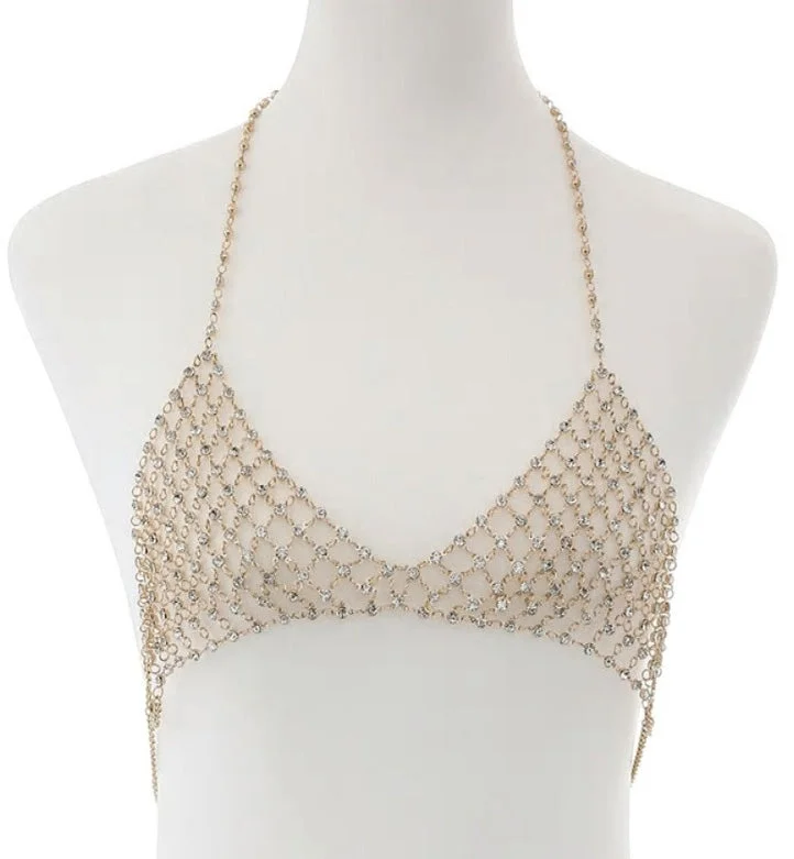 Nipple covers for smoothing bust area-Sexy Crystal Rhinestones Fashion Body Jewelry Bralette Chain Beach summer jewellry Nipple covers for smoothing bust area-Sexy Crystal Rhinestones Fashion Body Jewelry Bralette Chain Beach summer jewellry