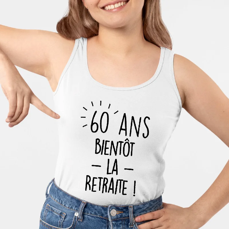 carbon-neutral tank production-Débardeur Femme Anniversaire 60 ans