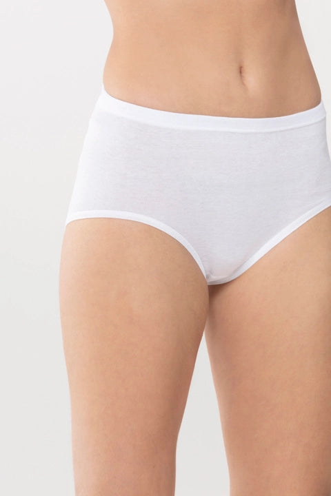 Women's cotton panties with delicate lace trim for a soft look-Mey Serie 2000 Cotton Panty