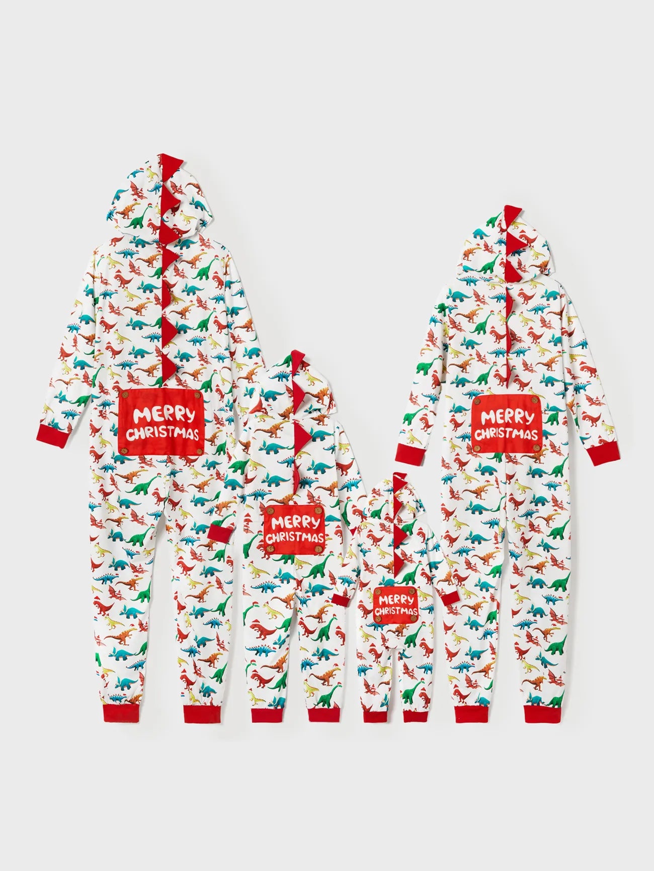 Matching mother and kid same suit for fashion-forward families-Christmas Family Pajamas With 3D Hooded Design Matching mother and kid same suit for fashion-forward families-Christmas Family Pajamas With 3D Hooded Design
