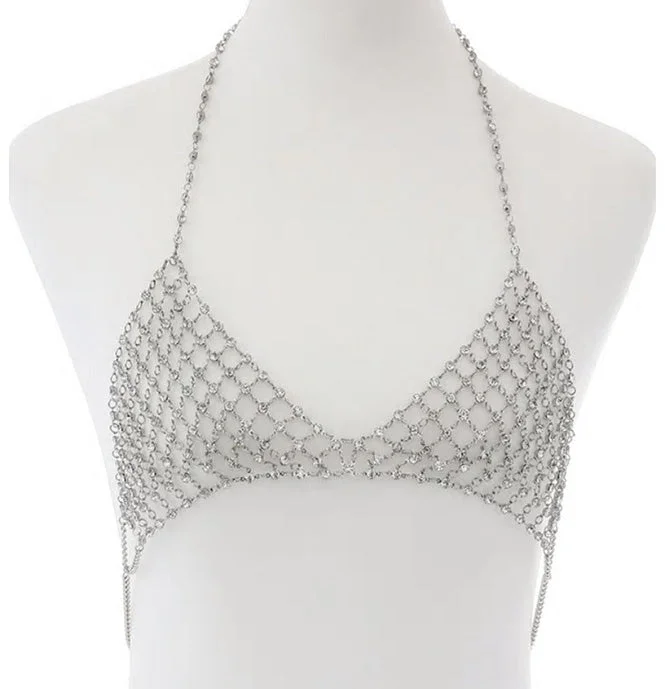 Nipple covers for helping with sheer garments-Sexy Crystal Rhinestones Fashion Body Jewelry Bralette Chain Beach summer jewellry Nipple covers for helping with sheer garments-Sexy Crystal Rhinestones Fashion Body Jewelry Bralette Chain Beach summer jewellry