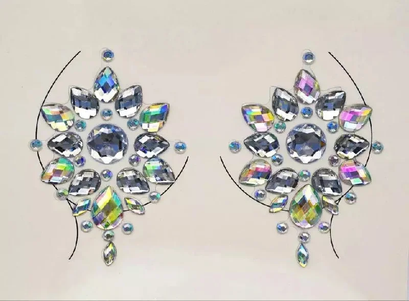 Nipple covers for discreet shape-Little kisses Diamond nipple covers
