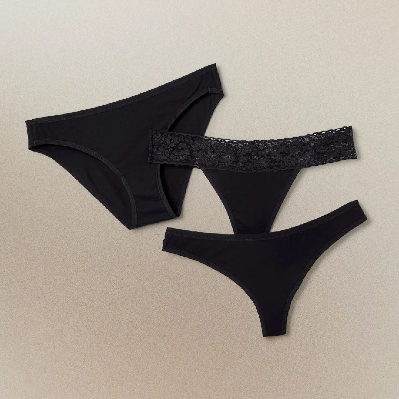 Women's panties with high leg cut-Women’s Style Sampler