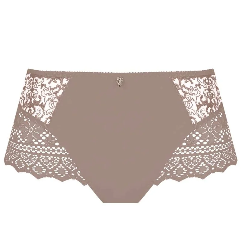 Women's panties with soft cotton lining for added comfort-Empreinte Cassiopée Panty Rose Sauvage Women's panties with soft cotton lining for added comfort-Empreinte Cassiopée Panty Rose Sauvage