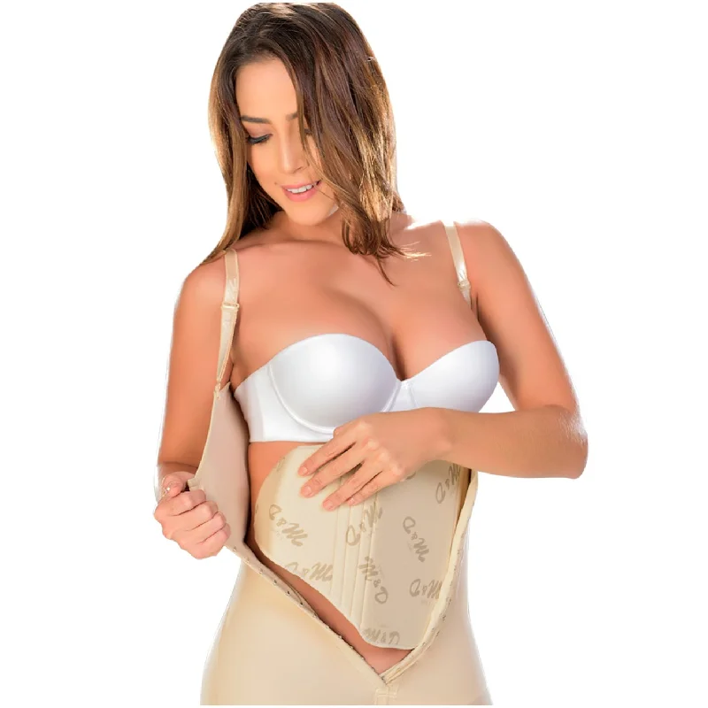 Padded bum shaper for smooth waist shaping-Under Fajas Abs Flatting Board