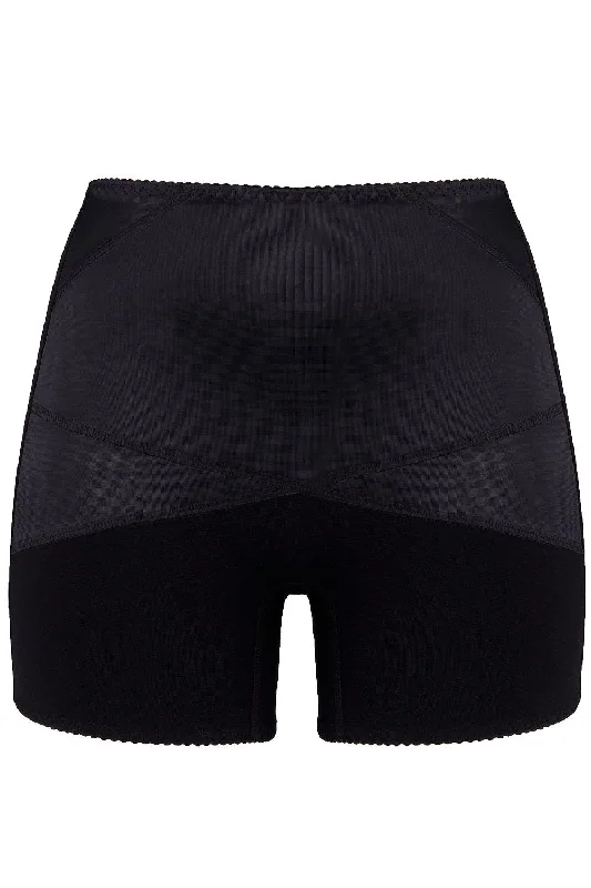 Women's panties with front lace panel for sexy appeal-Shorts Mitex