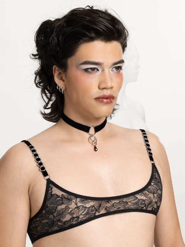 Nipple covers for reducing embarrassment-Choker - Rayne