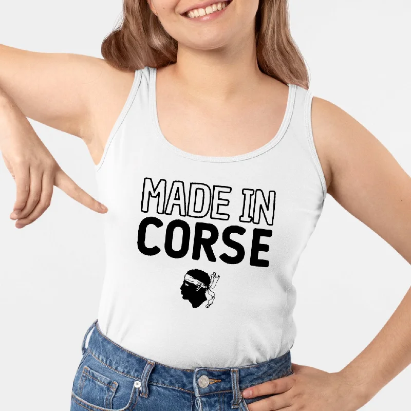 plus size camisoles tummy control-Débardeur Femme Made in Corse
