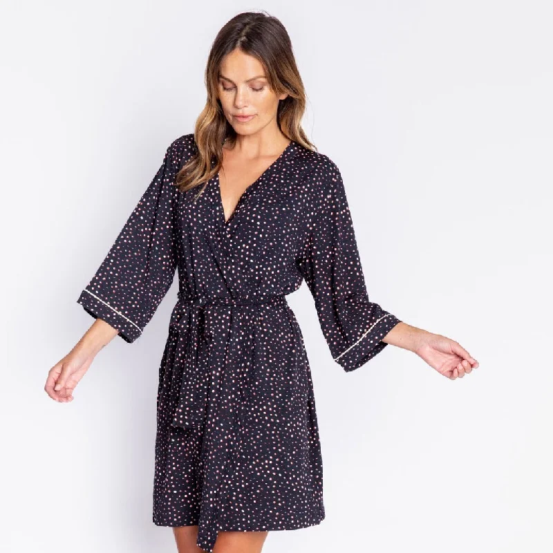 Women's robes with long sleeves-P.J. Salvage Under The Fall Moon Robe