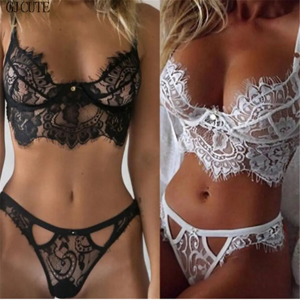 Sexy lingerie for all body types-Sexy Lace Lingerie Nightwear with Free G-String