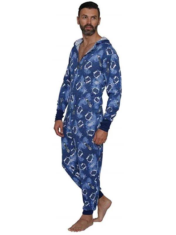 Fashionable matching mother and kid same suit for fun days-Doctor Who Hooded Galaxy Screwdriver Lounger Union Suit Onesie Pajama Fashionable matching mother and kid same suit for fun days-Doctor Who Hooded Galaxy Screwdriver Lounger Union Suit Onesie Pajama