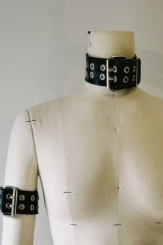 Nipple covers for subtle comfort-Double Prong Buckle Collar