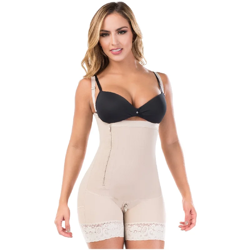 Padded bum shaper for a perfectly shaped rear-Sculpt Silhouette Shapewear Bodysuit