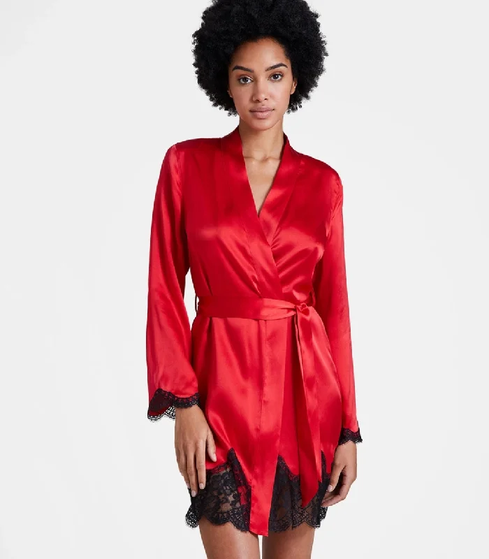 Classic women's robes for lounging and comfort-Aubade Toi Mon Amour Silk Kimono Robe