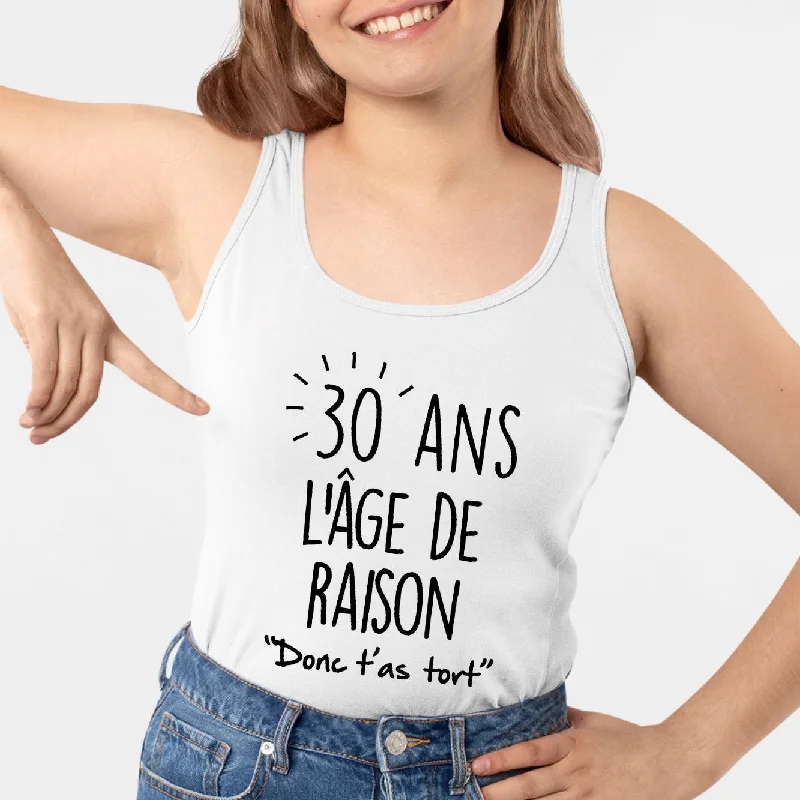 cashmere blend luxury tanks-Débardeur Femme Anniversaire 30 ans