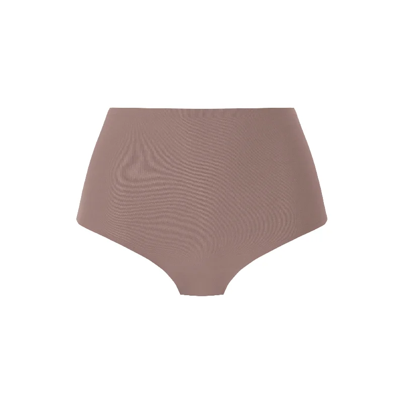 Women's cotton panties for comfort-Fantasie Smoothease Invisible Stretch Full brief Taupe