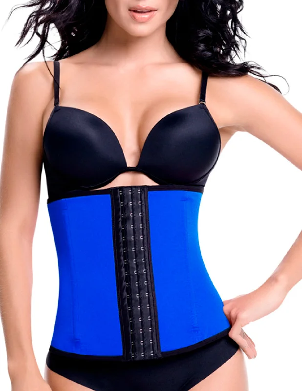 Sexy lingerie for romantic wear-TrueShapers 1061 Latex free Workout Waist Training Cincher Color Blue Sexy lingerie for romantic wear-TrueShapers 1061 Latex free Workout Waist Training Cincher Color Blue