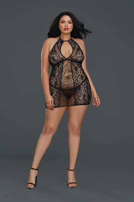 Sexy lingerie for sophisticated look-Dreamgirl DG RD 11515X Chemise