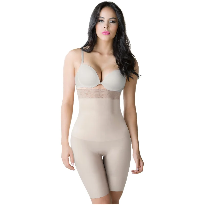 Padded bum shaper for curvier look-Knee Lenght Butt Lifting Light Panties