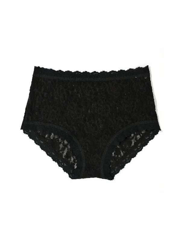 Women's cotton panties with high coverage for full support-Hanky Panky Signature Lace High Rise Boyshorts Women's cotton panties with high coverage for full support-Hanky Panky Signature Lace High Rise Boyshorts