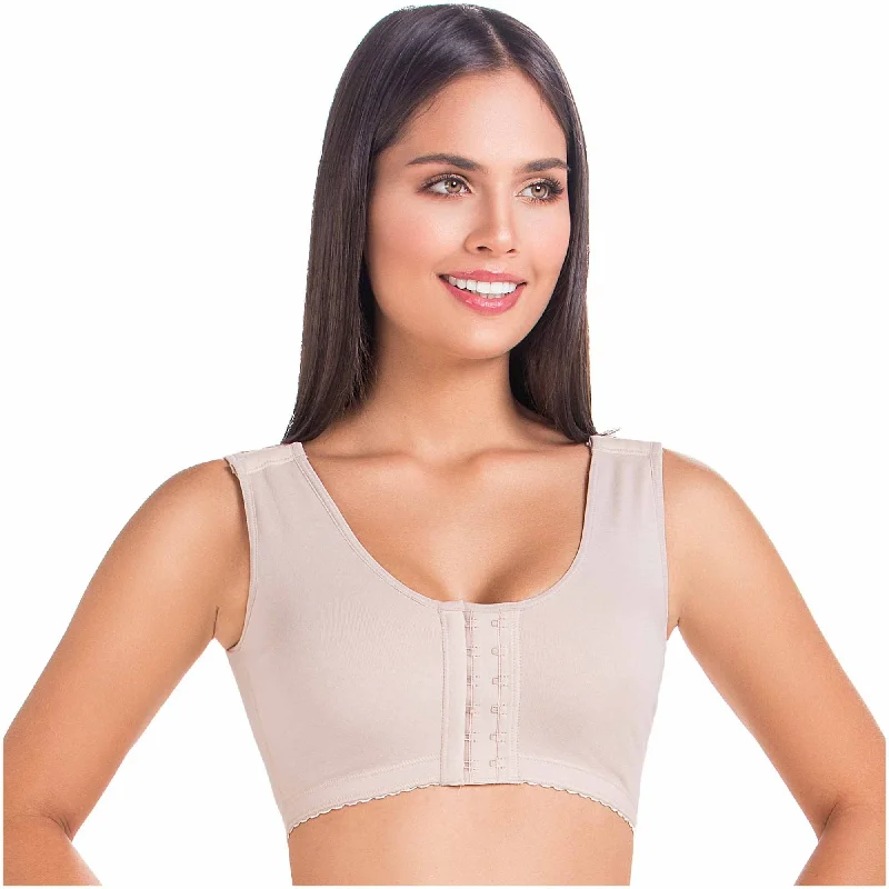 Bras for recovery after breast surgery-Cotton Post Surgery Support Bra Control