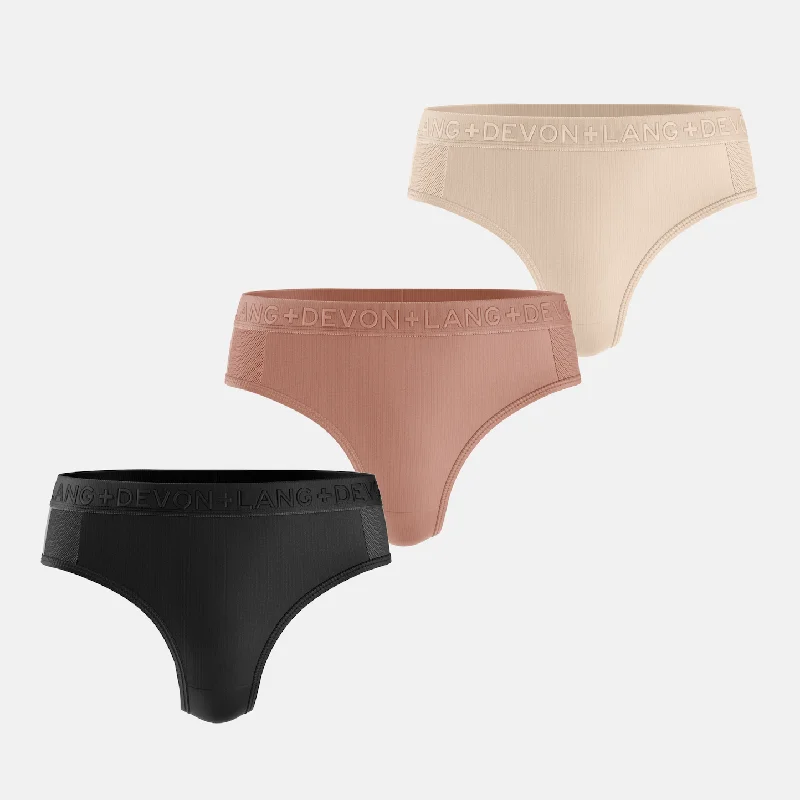 High-support panties for large bust-Katrina Everyday Thong - Multi-Packs - Skin Tones High-support panties for large bust-Katrina Everyday Thong - Multi-Packs - Skin Tones