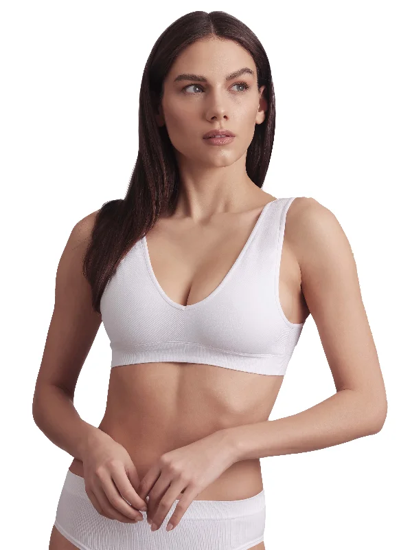 Women's panties for tummy shaping with breathable fabric-BELLISSIMA Costina Top Soft Ribbed Bra Women's panties for tummy shaping with breathable fabric-BELLISSIMA Costina Top Soft Ribbed Bra
