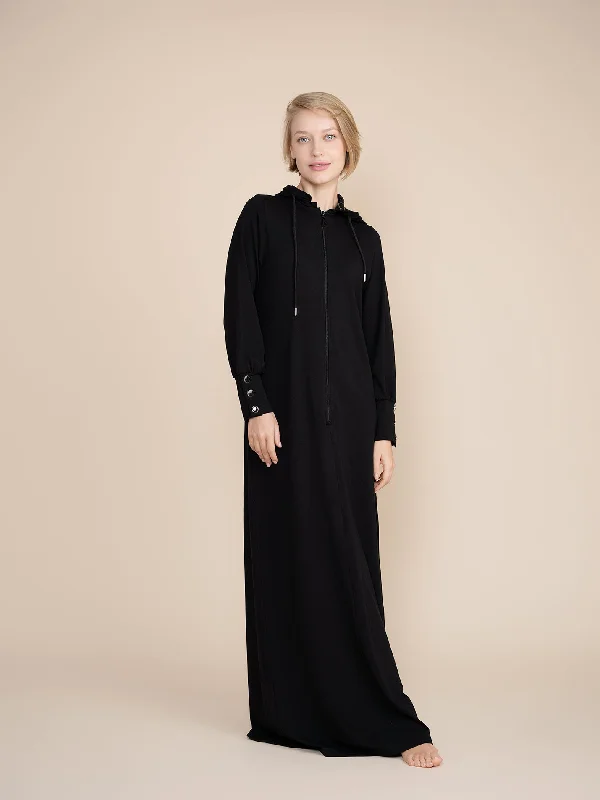 Comfortable cotton robes for women with pocket-Printed Morning Robe