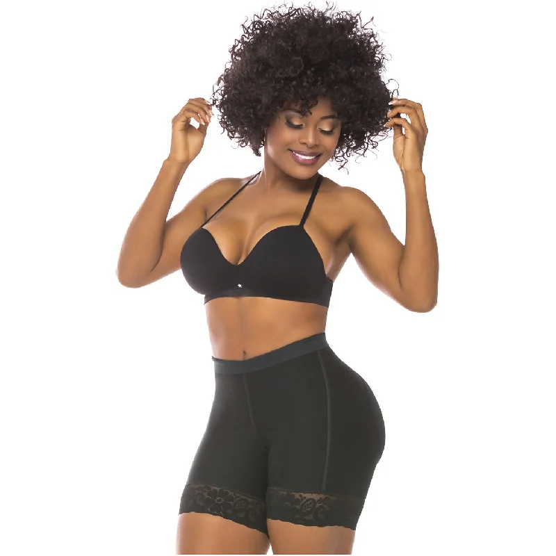 Padded bum shaper for enhancing natural silhouette-Mid-thigh Butt Lifter Compression Slimmer Panties Padded bum shaper for enhancing natural silhouette-Mid-thigh Butt Lifter Compression Slimmer Panties