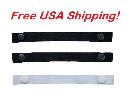 Nipple covers for smooth silhouette-The Most Comfortable "Bra Strap Holder" You'll Ever Have. (3-Pack: 2 Black and 1 White), Free USA shipping
