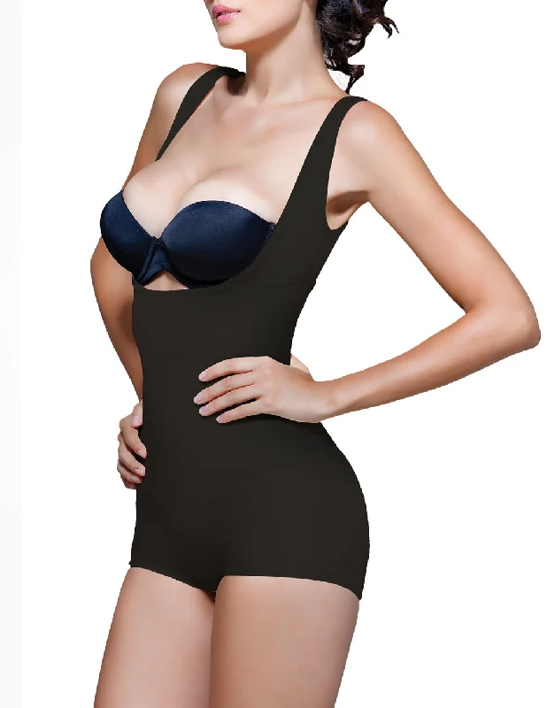 Sexy lingerie for a sleek body-Vedette 138 Lillian High-back Underbust Body Shaper Color Black Sexy lingerie for a sleek body-Vedette 138 Lillian High-back Underbust Body Shaper Color Black