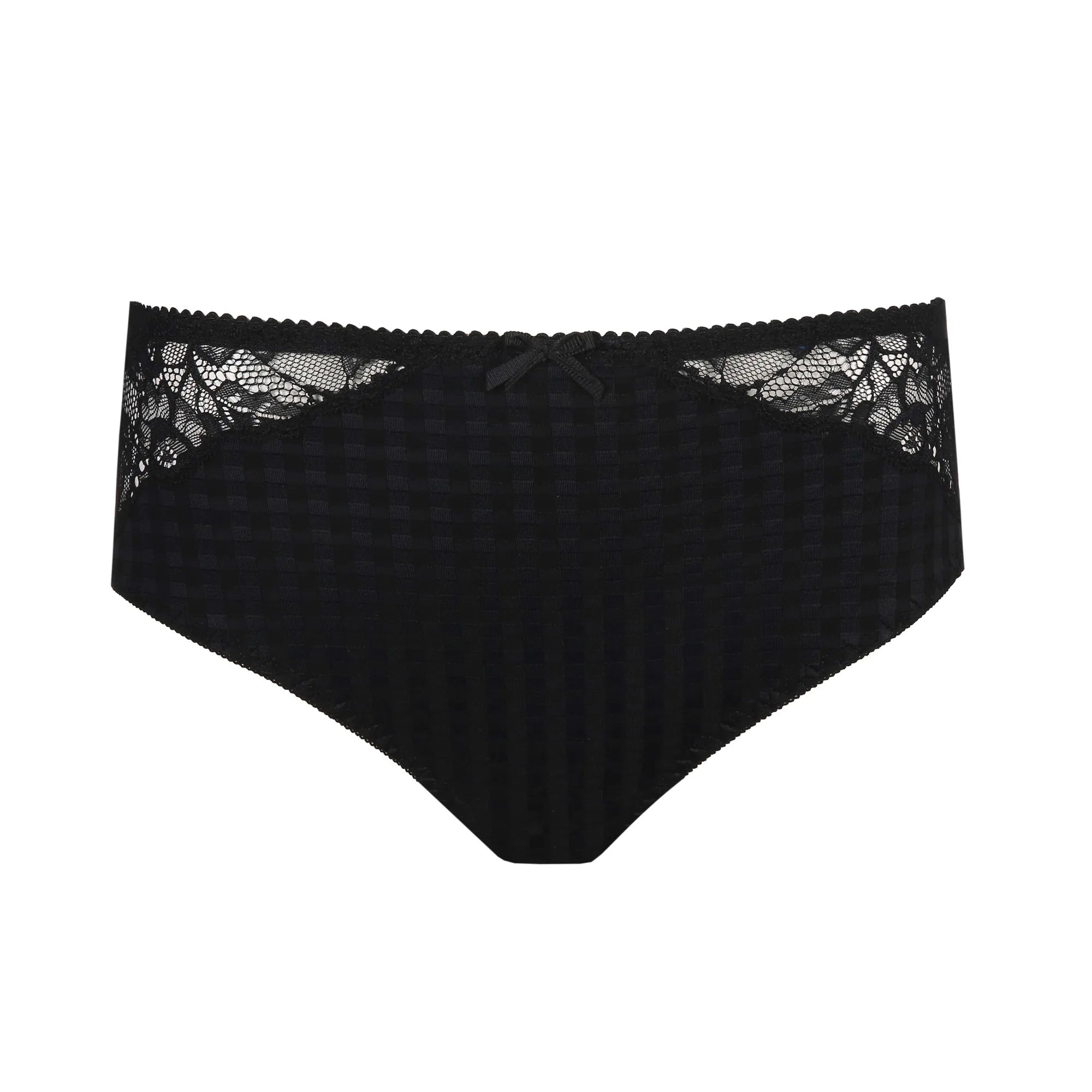 Women's panties with seamless front for smooth finish-PrimaDonna Madison Full briefs Black