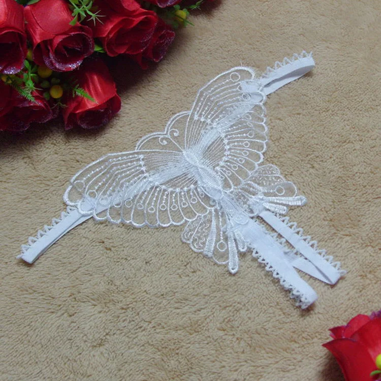Nipple covers for a smooth bust-Butterflies Bliss Thong