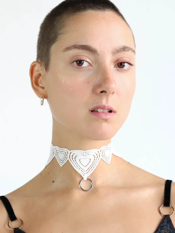 Nipple covers for easy removal-Choker - Heather