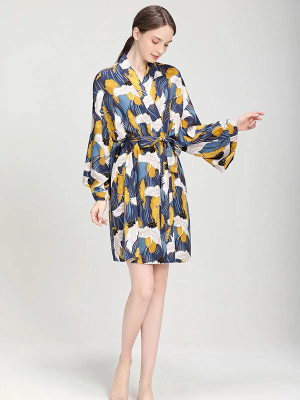 Elegant women's robes with luxurious fabric-Robe de Chambre en Satin pour Femme "Velours de Satin"