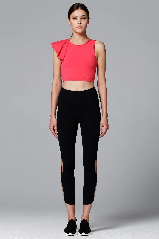tagless tanks sensitive skin-LILY CROPPED TOP, WATERMELON
