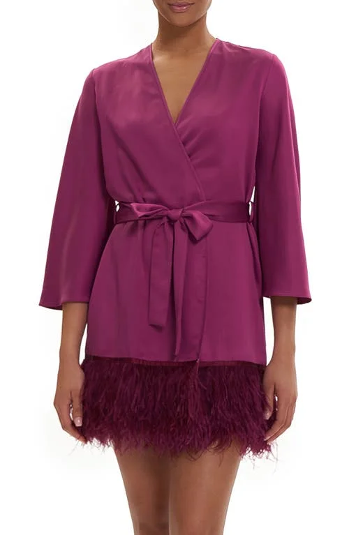 Soft and warm women's robes for bedtime-Rya Collection Swan Cover Up