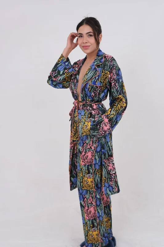 Women's robes for luxurious post-bath experience-Faiza Pyjama