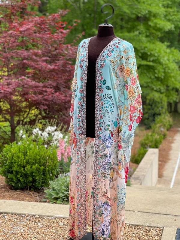 Women's robes for relaxing in style-Blakeline Kimono: Heaven