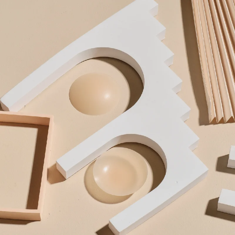 Nipple covers for breathable fabric-Underwhere No-Adhesive Silicone Nipple Covers