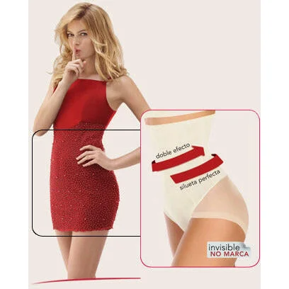 Women's panties with mesh fabric for breathability-Janira Secrets 1031117 Double effect silhouette Firm Women's panties with mesh fabric for breathability-Janira Secrets 1031117 Double effect silhouette Firm
