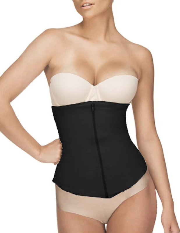 Sexy lingerie for sophisticated look-Vedette 403 Gigi Waist Cincher w/ Zipper Color Black Sexy lingerie for sophisticated look-Vedette 403 Gigi Waist Cincher w/ Zipper Color Black