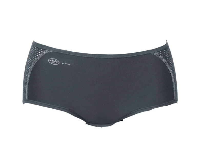 Women's seamless panties for a smooth finish under clothes-Anita Active Sports Panty Anthracit Women's seamless panties for a smooth finish under clothes-Anita Active Sports Panty Anthracit