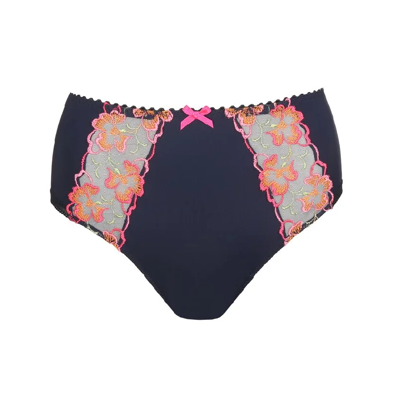 Women's panties with side lace for added style-Primadonna Devdaha Full Briefs Velvet Blue Women's panties with side lace for added style-Primadonna Devdaha Full Briefs Velvet Blue