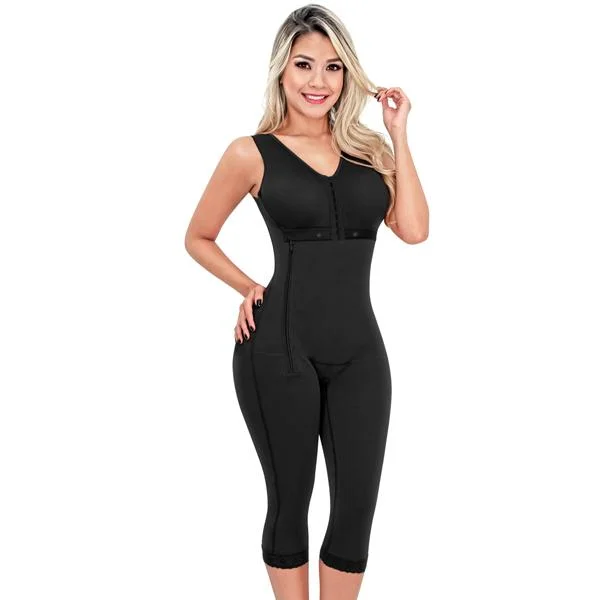 Padded bum shaper for enhancing thighs-Shapewear Full Body Tummy Butt Legs